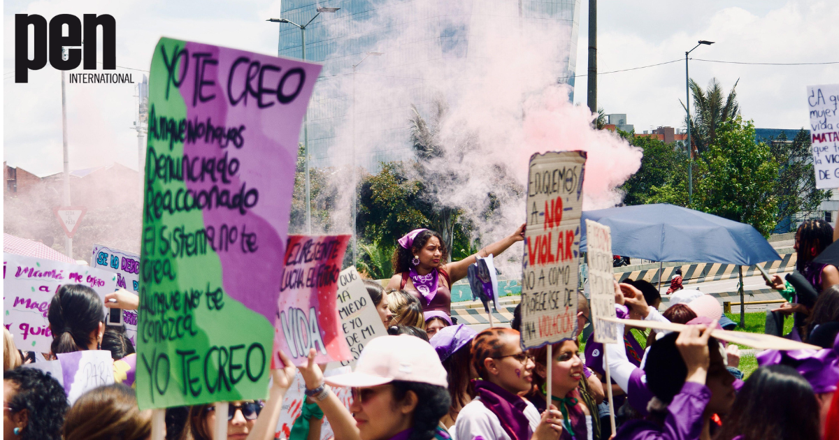 Colombia: Se condena la violencia de género contra periodistas y escritores